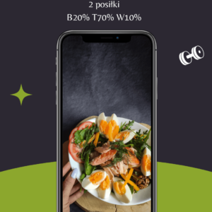 Keto jadłospis redukcyjny 1800kcal na 30 dni. 2 posiłki. IF